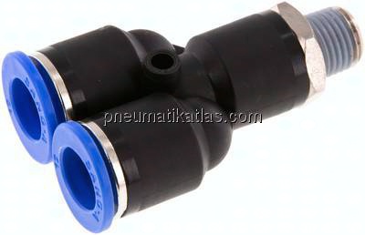 Y-Steckanschluss R 1/4"-12mm, IQS-Standard