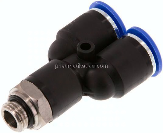 Y-Steckanschluss G 1/4"-12mm, IQS-Standard