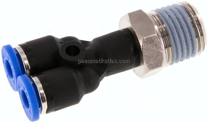 Y-Steckanschluss R 1/4"-4mm, IQS-Standard
