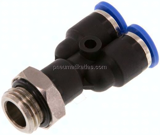 Y-Steckanschluss G 1/4"-6mm, IQS-Standard