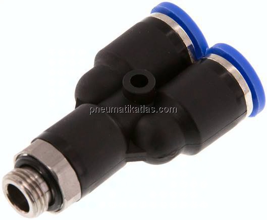 Y-Steckanschluss G 1/8"-8mm, IQS-Standard