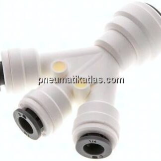Y-Steckanschluss 3x1/4" (6,35 mm)mm-1x3/8" (9,52 mm), IQS-LE (EPDM-Dichtung)