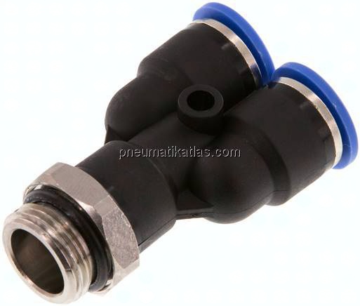 Y-Steckanschluss G 3/8"-10mm, IQS-Standard
