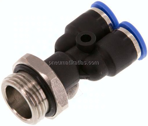 Y-Steckanschluss G 3/8"-6mm, IQS-Standard