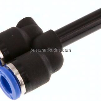 Y-Steckanschluss 6mm Stecknippel, 6mm Schlauch