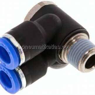 Y-Winkel-Steckanschluss R 1/8"x6mm, IQS-Standard