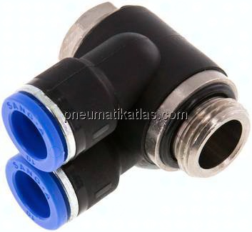 Y-Winkel-Steckanschluss G 3/8"x10mm, IQS-Standard