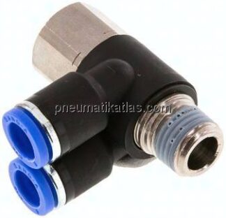 Y-Winkel-Steckanschluss, I/A R 1/4"-8mm, IQS-Standard