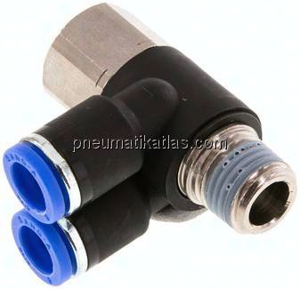 Y-Winkel-Steckanschluss, I/A R 1/4"-8mm, IQS-Standard