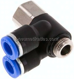 Y-Winkel-Steckanschluss, I/A G 1/8"-6mm, IQS-Standard