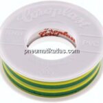 Coroplast-Elektroisolierband, VDE, 15mm/10mtr., grün-gelb