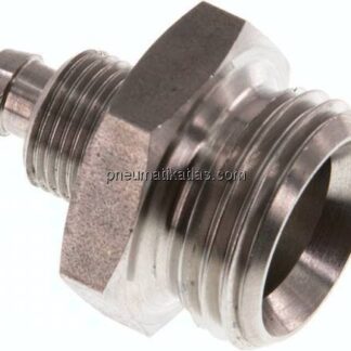 Gerades Gewindestück G 1/2"-8x6mm, 1.4571 ohne Mutter