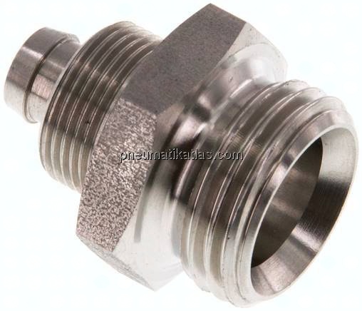 Gerades Gewindestück G 1/2"-10x8mm, 1.4571 ohne Mutter