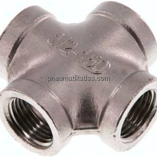 Kreuzstück Rp 1/2" (IG), 1.4408