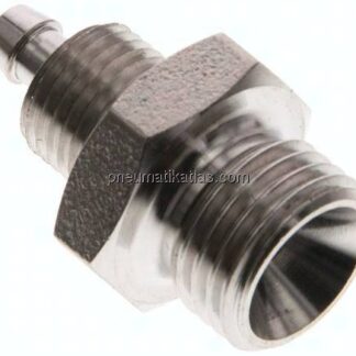 Gerades Gewindestück G 1/4"-6x4mm, 1.4571 ohne Mutter