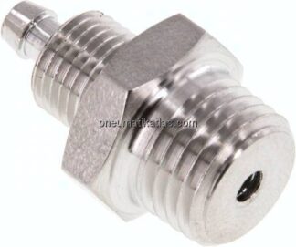 Gerades Gewindestück NPT 1/4"-6x4mm, 1.4571
