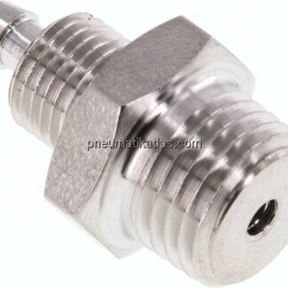 Gerades Gewindestück NPT 1/4"-6x4mm, 1.4571