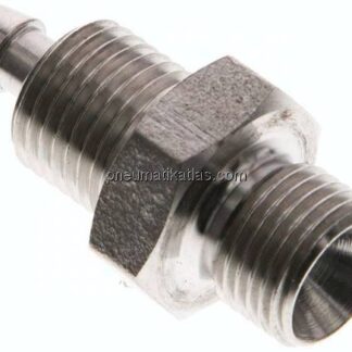 Gerades Gewindestück G 1/8"-6x4mm, 1.4571 ohne Mutter