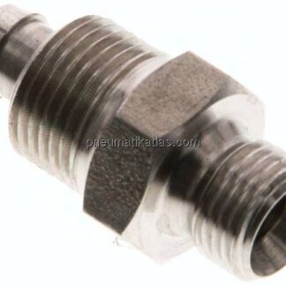 Gerades Gewindestück G 1/8"-8x6mm, 1.4571 ohne Mutter