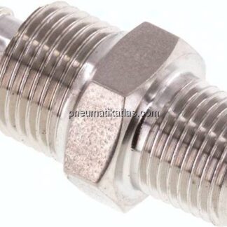 Gerades Gewindestück NPT 1/8"-8x6mm, 1.4571
