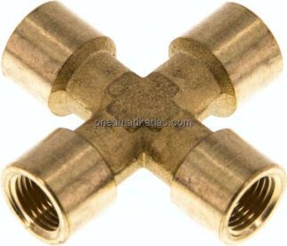 Kreuzstück G 1/8" (IG), Messing