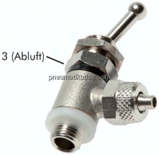 Kipphebelventil 2/2-Wege, G 1/8"-6x4 mm