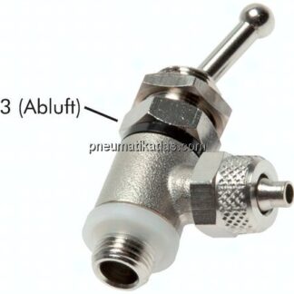 Kipphebelventil 2/2-Wege, G 1/8"-6x4 mm