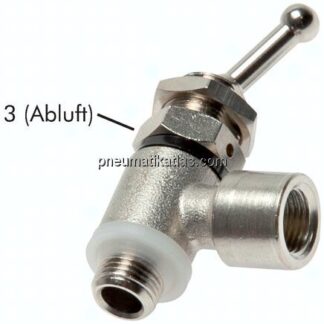Kipphebelventil 2/2-Wege, G 1/8"-G 1/8"