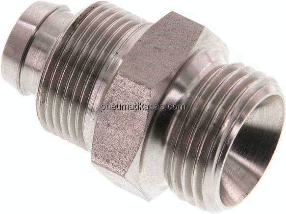 Gerades Gewindestück G 3/8"-12x10mm, 1.4571 ohne Mutter