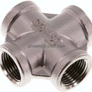 Kreuzstück Rp 3/8" (IG), 1.4408