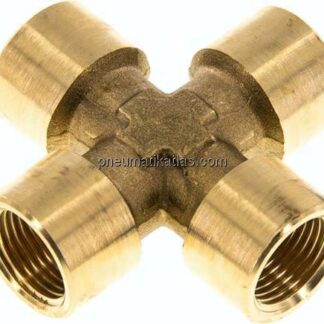 Kreuzstück G 3/8" (IG), Messing