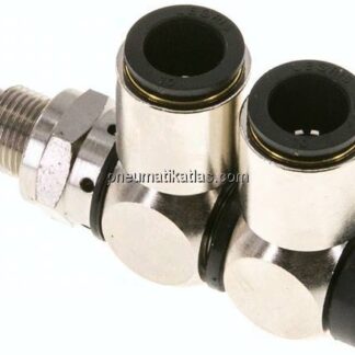 4/2-Wege Kipphebelventil G 1/4"-10 mm