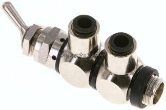 4/2-Wege Kipphebelventil G 1/4"-6 mm