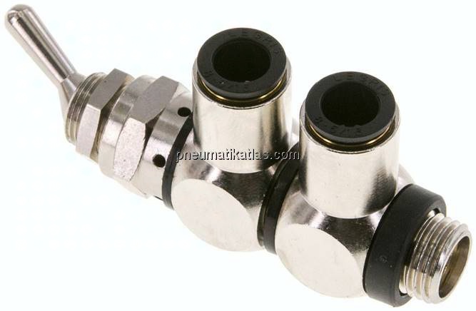 4/2-Wege Kipphebelventil G 1/4"-8 mm