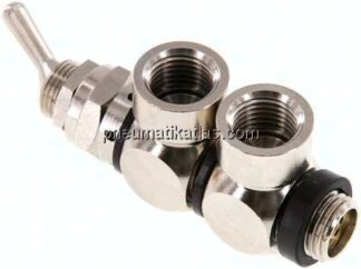 4/2-Wege Kipphebelventil G 1/4"-G 1/4"