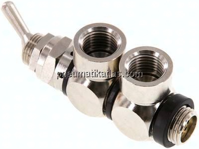 4/2-Wege Kipphebelventil G 1/4"-G 1/4"