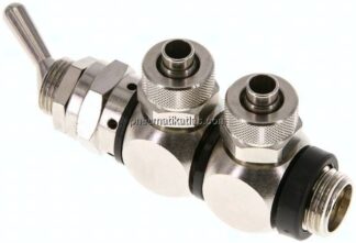 4/2-Wege Kipphebelventil G 1/4"-8x6 mm