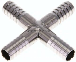 Kreuz-Schlauchverbinder 9 (3/8")mm, 1.4301