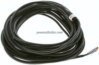 Kabel mit M12-Kupplung, 10 m, gerade, 5 lose Kabelenden (Pin 1 bis 5)