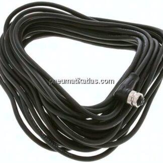Kabel mit M12-Kupplung, 10 m, abgewinkelt, 5 lose Kabelenden (Pin 1 bis 5)