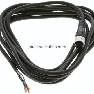 Kabel mit M12-Kupplung, 3 m, gerade, 5 lose Kabelenden (Pin 1 bis 5)