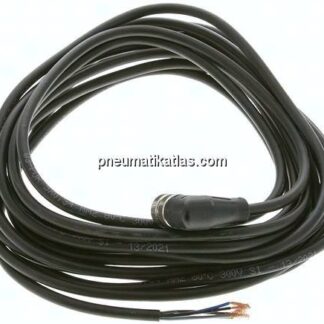 Kabel mit M12-Kupplung, 5 m, abgewinkelt, 5 lose Kabelenden (Pin 1 bis 5)