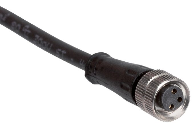 Kabel mit M8-Kupplung, 3-adrig, 5 m, gerade