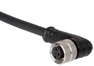 Kabel mit M8-Kupplung, 3-adrig, 3 m, abgewinkelt