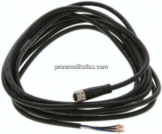 Kabel mit M8-Kupplung, 4-adrig, 3 m, gerade