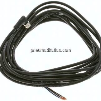 Kabel mit M8-Kupplung, 4-adrig, 5 m, abgewinkelt