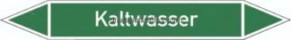 Rohrleitungskennzeichnung, 5er, 37 x 270, Kaltwasser