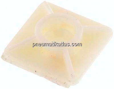 Klebesockel für Kabelbinder (3,6mm)