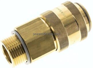 Kupplungsdose (NW19) G 1"(AG), Messing