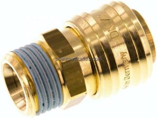 Kugpplungsdose (NW7,2) G 1/2"( AG), Messing
